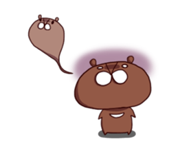 Heartwarming bear sticker #4367821