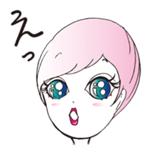 Hakata dialect Cute Girl, Moeko sticker #4367865