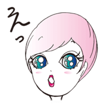 Hakata dialect Cute Girl, Moeko sticker #4367865