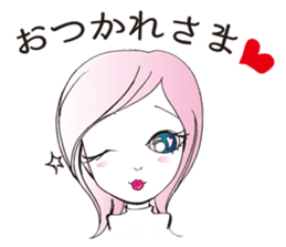 Hakata dialect Cute Girl, Moeko sticker #4367866