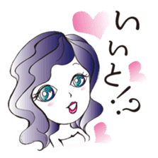 Hakata dialect Cute Girl, Moeko sticker #4367870