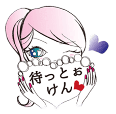 Hakata dialect Cute Girl, Moeko sticker #4367882