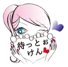 Hakata dialect Cute Girl, Moeko sticker #4367882