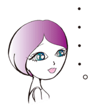 Hakata dialect Cute Girl, Moeko sticker #4367885