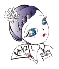 Hakata dialect Cute Girl, Moeko sticker #4367889