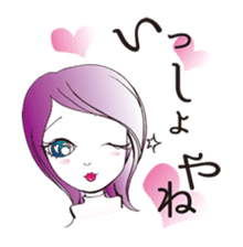 Hakata dialect Cute Girl, Moeko sticker #4367898
