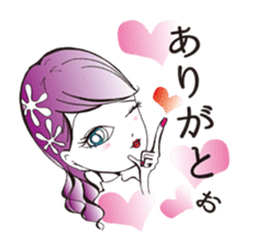 Hakata dialect Cute Girl, Moeko sticker #4367899