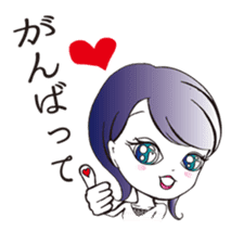Hakata dialect Cute Girl, Moeko sticker #4367901