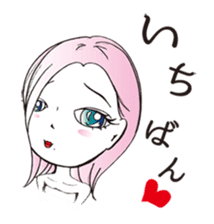 Hakata dialect Cute Girl, Moeko sticker #4367902