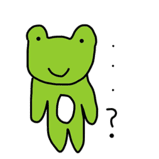 Surreal frog sticker sticker #4367914