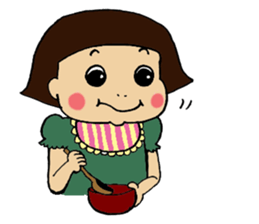 Japanese girl UMEKO sticker #4368575