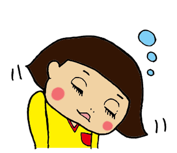 Japanese girl UMEKO sticker #4368577