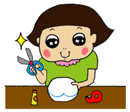 Japanese girl UMEKO sticker #4368581