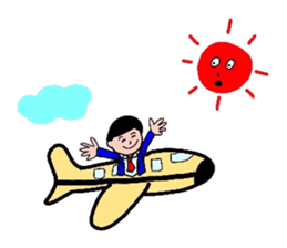 GO FOR IT BUSINESS MAN sticker #4368746