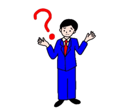 GO FOR IT BUSINESS MAN sticker #4368749