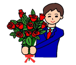 GO FOR IT BUSINESS MAN sticker #4368757