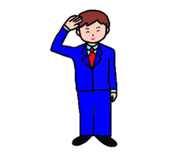 GO FOR IT BUSINESS MAN sticker #4368758