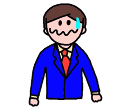 GO FOR IT BUSINESS MAN sticker #4368764