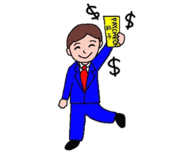 GO FOR IT BUSINESS MAN sticker #4368767