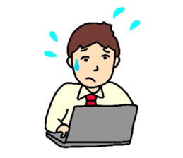 GO FOR IT BUSINESS MAN sticker #4368768