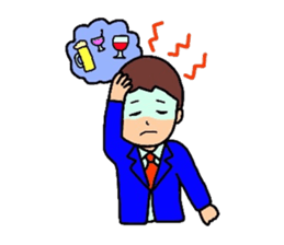 GO FOR IT BUSINESS MAN sticker #4368772