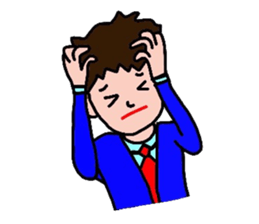 GO FOR IT BUSINESS MAN sticker #4368774