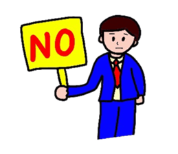 GO FOR IT BUSINESS MAN sticker #4368776