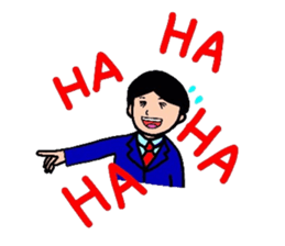 GO FOR IT BUSINESS MAN sticker #4368778