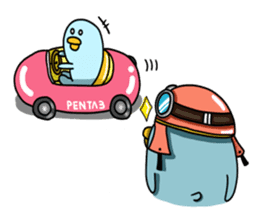 Penguin Ginsuke (English ver) sticker #4368875