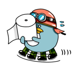 Penguin Ginsuke (English ver) sticker #4368877