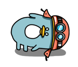 Penguin Ginsuke (English ver) sticker #4368885