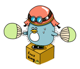 Penguin Ginsuke (English ver) sticker #4368893