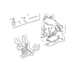 Alice in Sketch land sticker #4368908
