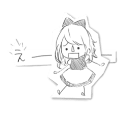 Alice in Sketch land sticker #4368932