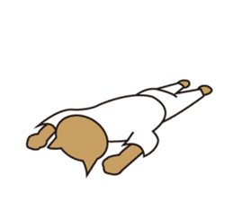 Karate neko"Gon" sticker #4369097