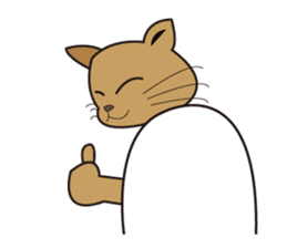 Karate neko"Gon" sticker #4369099