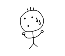 Stick man!!! sticker #4369264