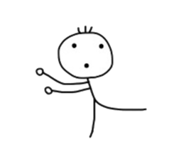Stick man!!! sticker #4369267