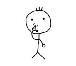 Stick man!!! sticker #4369272