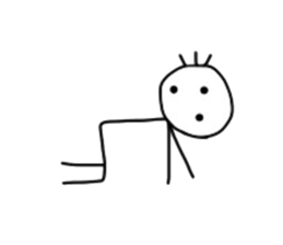 Stick man!!! sticker #4369273