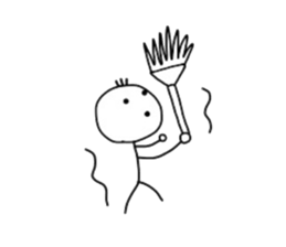 Stick man!!! sticker #4369281