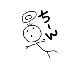 Stick man!!! sticker #4369284