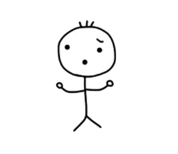 Stick man!!! sticker #4369291