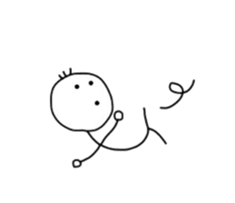 Stick man!!! sticker #4369295