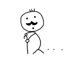 Stick man!!! sticker #4369296