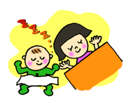 1.2.3baby! for Mom in childcare. sticker #4369819