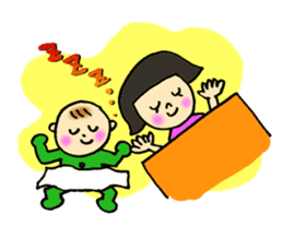 1.2.3baby! for Mom in childcare. sticker #4369819