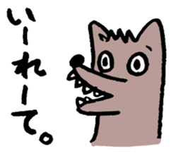 People who travel with three animals sticker #4370454