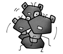 3 Ants Sticker sticker #4371111