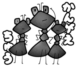 3 Ants Sticker sticker #4371120